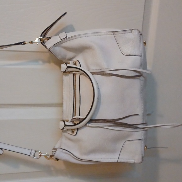 REBECCA MINKOFF Pebble Leather Regan Convertible Satchel Tote Bag - Picture 6 of 14